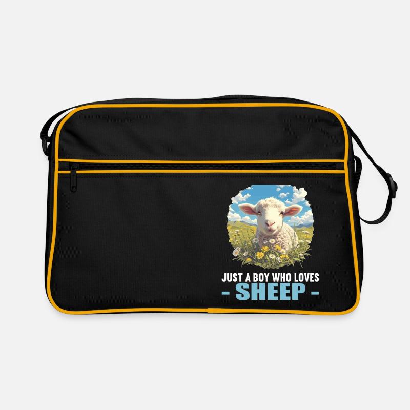 Schafe Schaf Retro Tasche