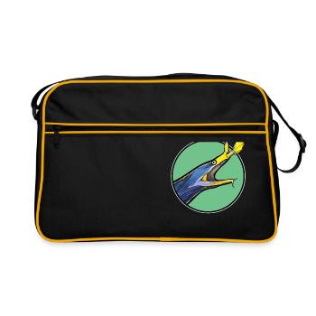 Murène nasale Murène fantôme Murène - Sac Retro - noir/or - Devant