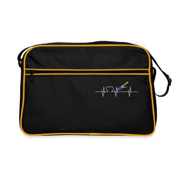 Murène nasale Murène fantôme Murène - Sac Retro - noir/or - Devant