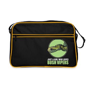 Bush Vipers Bush Viper - Retro Bag - black/gold - Front