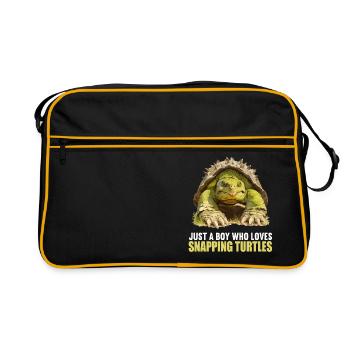 Snapping Turtles Snapping Turtle - Retro Bag - black/gold - Front
