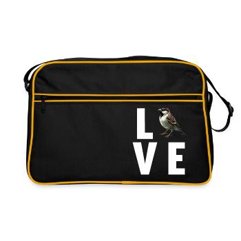 Sparrows Sparrow - Retro Bag - black/gold - Front