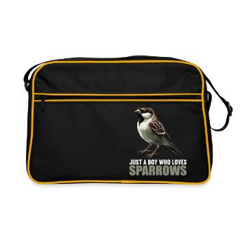 Sparrows Sparrow - Retro Bag - black/gold - Front