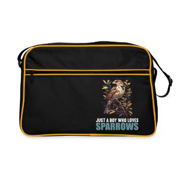 Sparrows Sparrow - Retro Bag - black/gold - Front