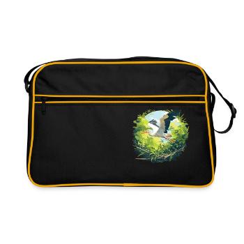 Storks Stork - Retro Bag - black/gold - Front