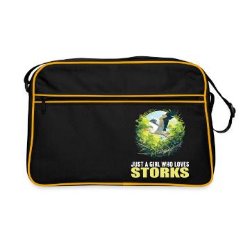 Storks Stork - Retro Bag - black/gold - Front