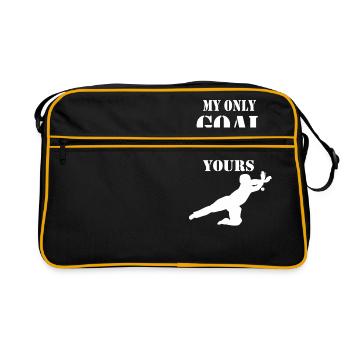 Floorball - Sac Retro - noir/or - Devant