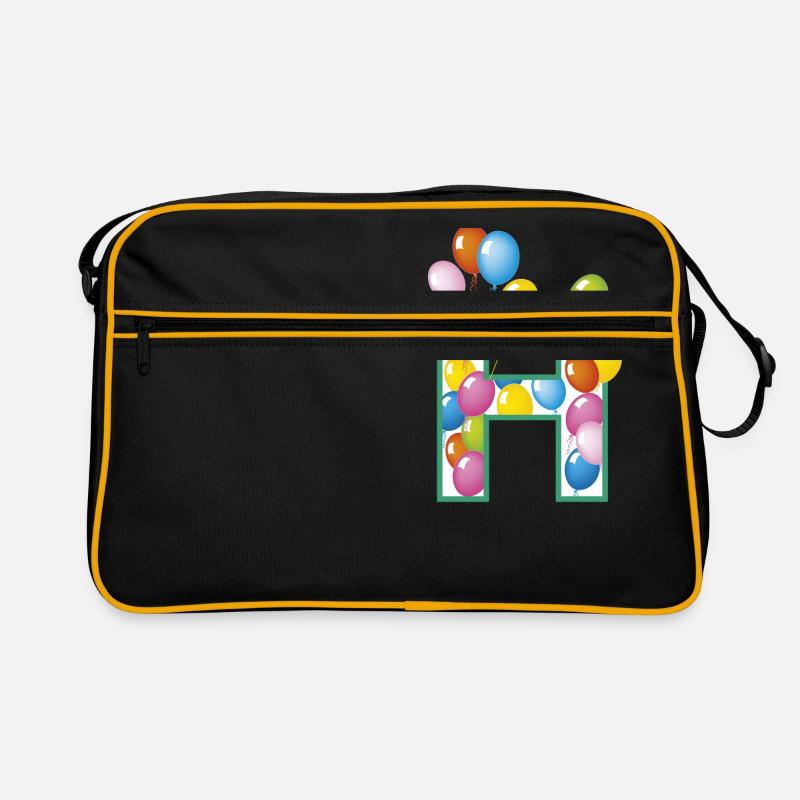 ballons lettre H Sac Retro