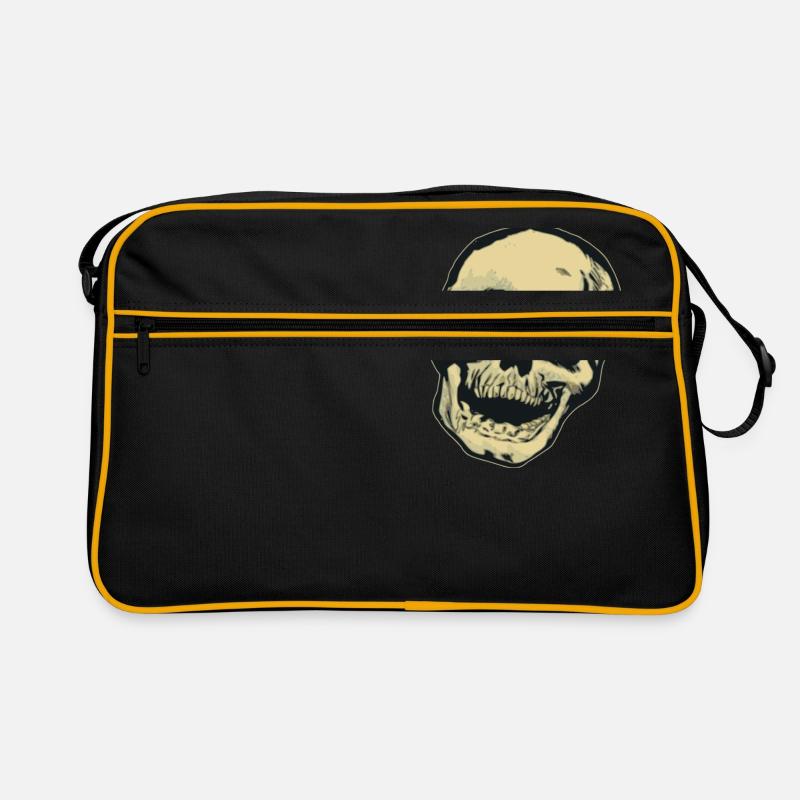 Totenkopf Comic Geschenk Retro Tasche