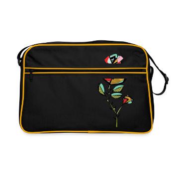 roses - Sac Retro - noir/or - Devant