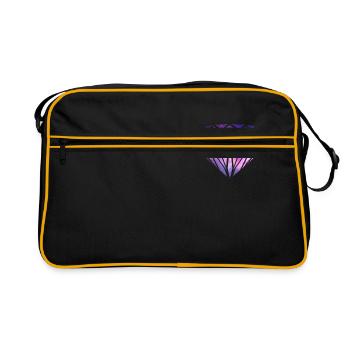 Diamond diamond - Retro Bag - black/gold - Front
