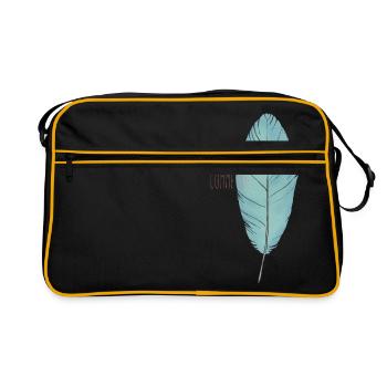 plume - Sac Retro - noir/or - Devant