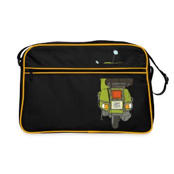 2 roues - Sac Retro - noir/or - Devant