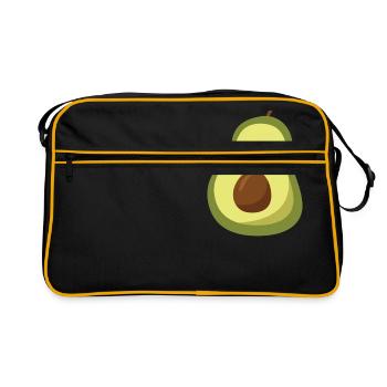 avocado - Retro Bag - black/gold - Front