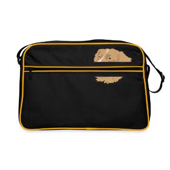 Nova Scotia Duck Tolling Retriever - Retro Bag - black/gold - Front