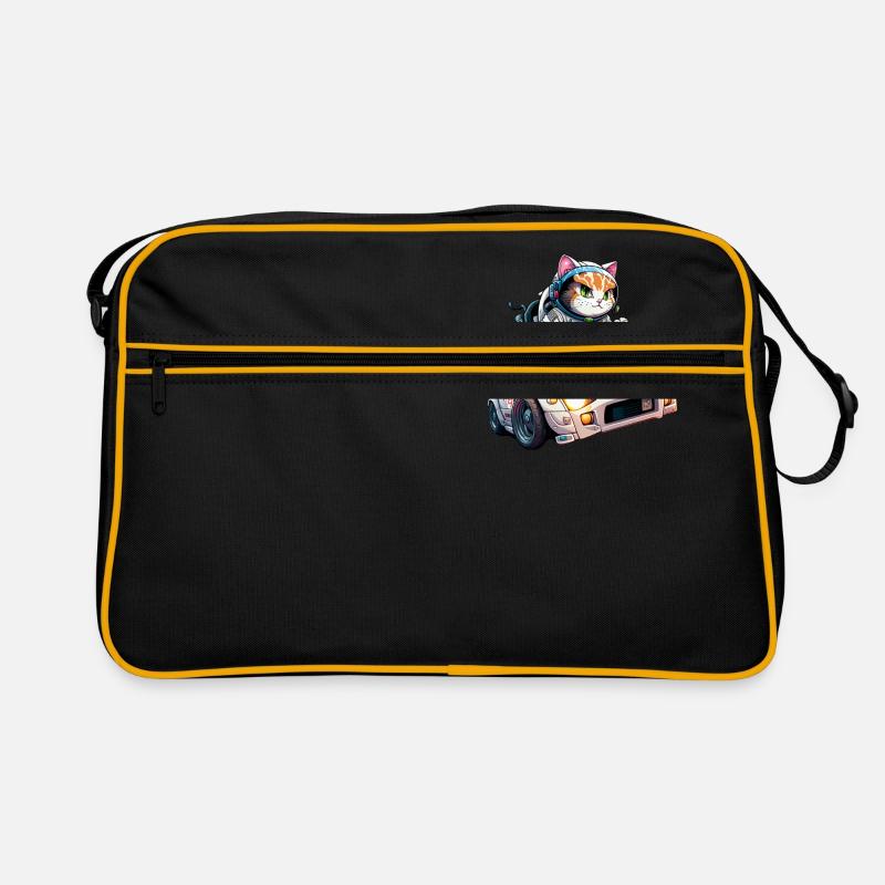 Space Cat Retro Tasche