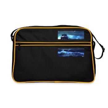 Dark waves - Retro Bag - black/gold - Front