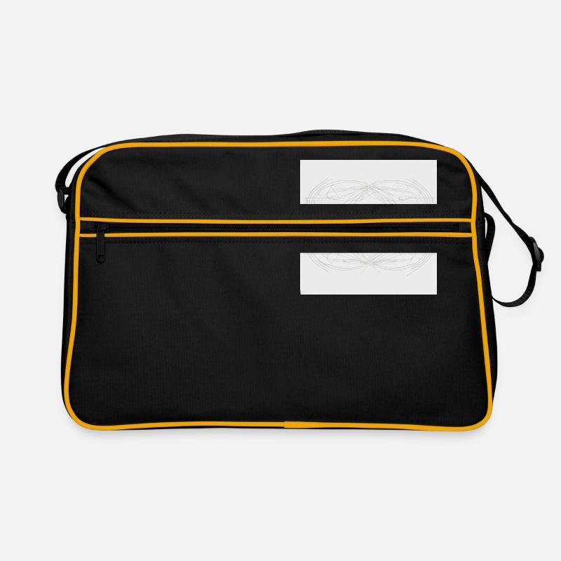 zeitloser stiel - Retro Tasche - Schwarz/Gold