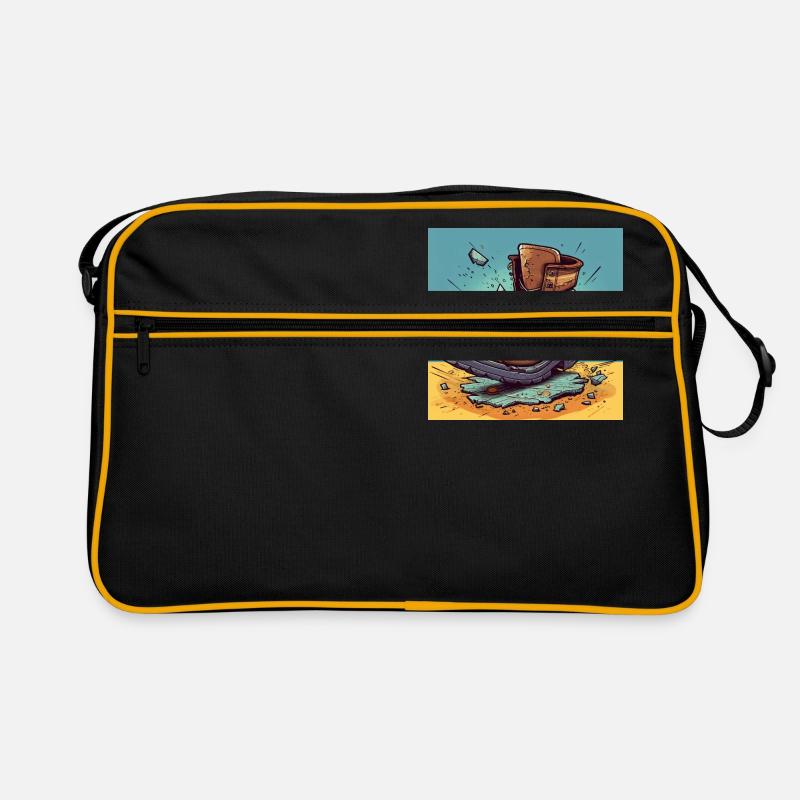 Kaputte Stiefel Retro Tasche