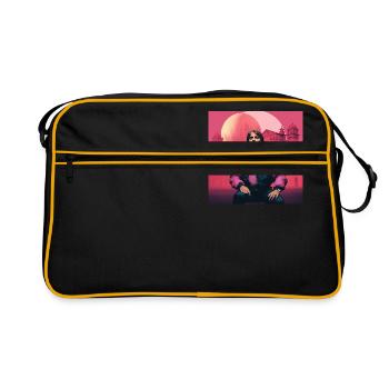 Italian Vaporwave à Florence - Sac Retro - noir/or - Devant
