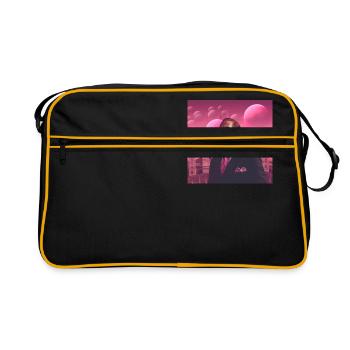 Italien Vaporwave 1 - Sac Retro - noir/or - Devant