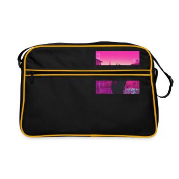 Italie Vaporwave - Sac Retro - noir/or - Devant