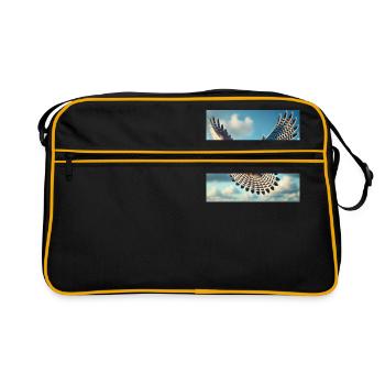 Falcon - Retro Bag - black/gold - Front