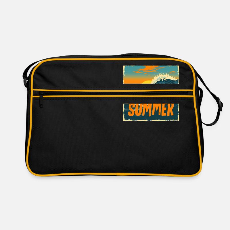 Summer Surf – Retro Wave Ride! Retro Tasche