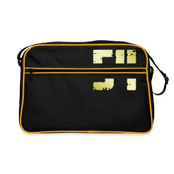 54 Nombre Vintage - Sac Retro - noir/or - Devant