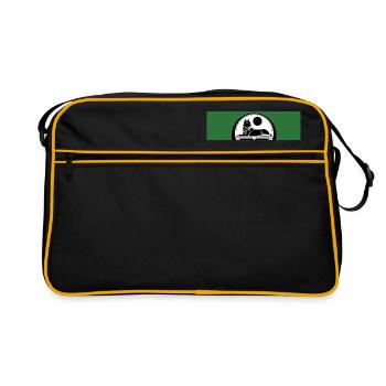 Ichkeria - Retro Tasche - Schwarz/Gold - Vorne