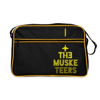 the musketeers - Retro Bag - black/gold - Front