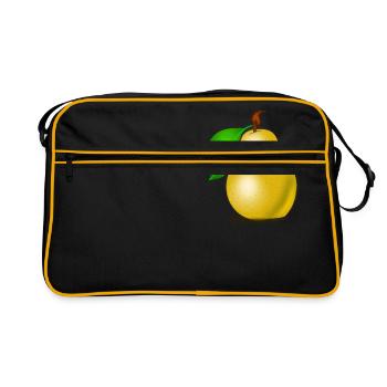 pear - Retro Bag - black/gold - Front