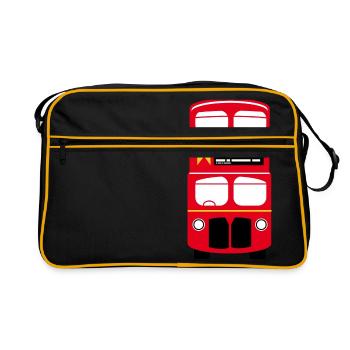 London Doppeldekcerbus Design - Retro Bag - black/gold - Front