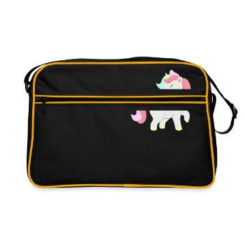 Licorne - licorne - Sac Retro - noir/or - Devant