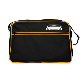 GTR Vorne - Retro Tasche - Schwarz/Gold - Vorne