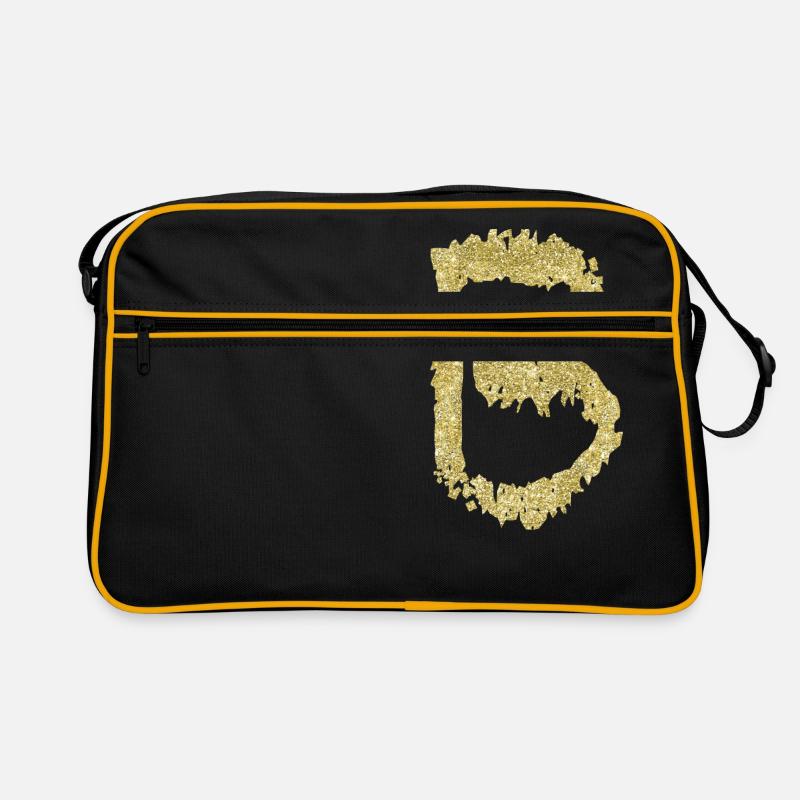 Buchstabe B Geschenk Name Retro Tasche