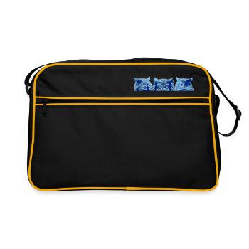 Voir Non - Sac Retro - noir/or - Devant