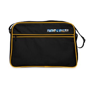 Dresden Sachsen Deutschland - Retro Tasche - Schwarz/Gold - Vorne