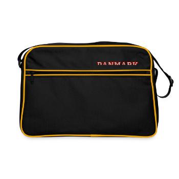 danmark - Retro Tasche - Schwarz/Gold - Vorne