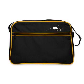 Night sky - Retro Bag - black/gold - Front