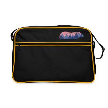 mountain bear - Sac Retro - noir/or - Devant