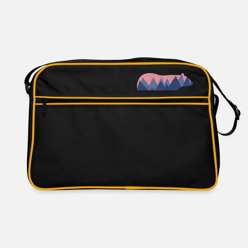 mountain bear Retro Bag