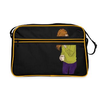 Miss Ady_jeune fille 3 - Sac Retro - noir/or - Devant