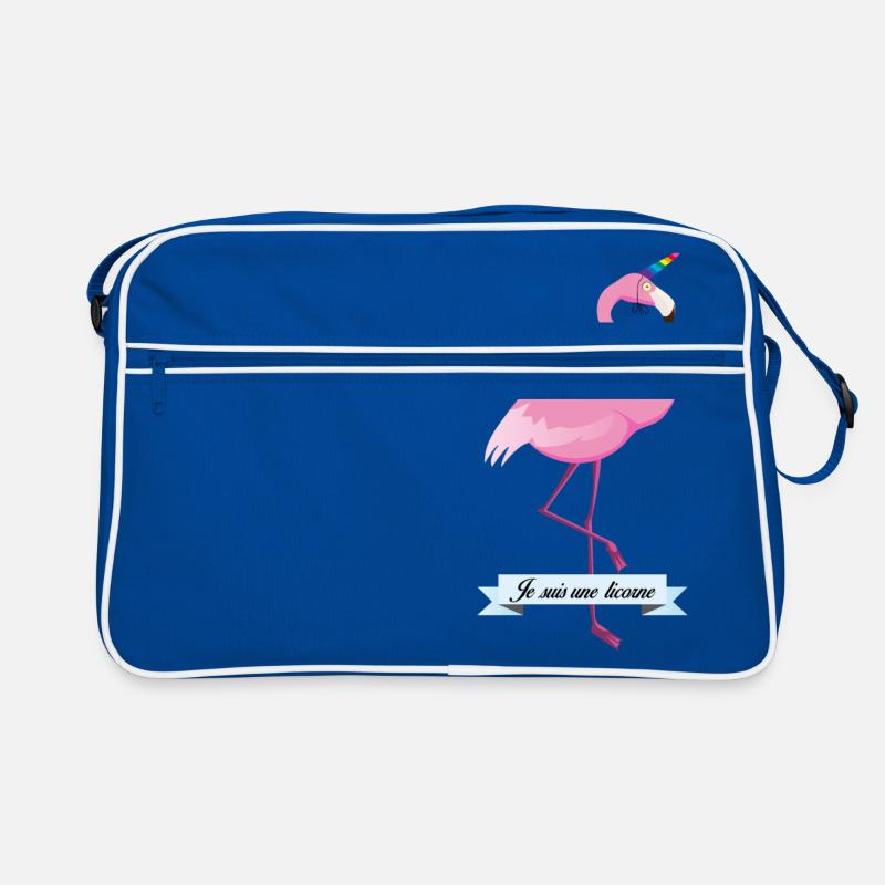 Ich bin ein Einhorn Retro Tasche