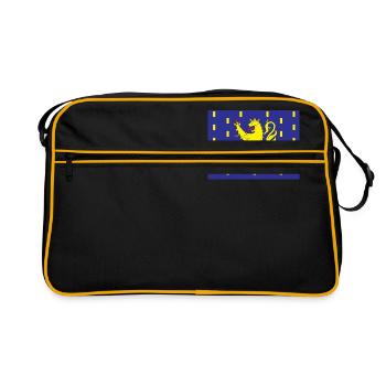 Franche Comté - Sac Retro - noir/or - Devant