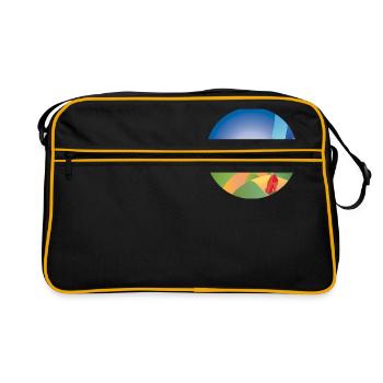 Follow that road! - Retro Bag - black/gold - Front