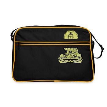 Sitting Buddha - Sac Retro - noir/or - Devant