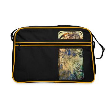 Raven - Retro Bag - black/gold - Front