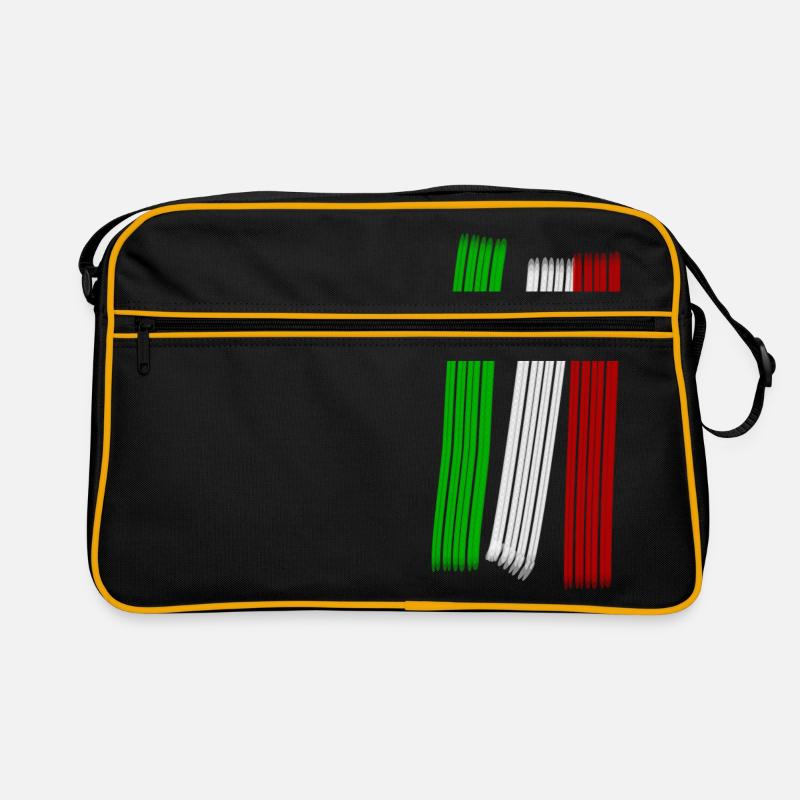 Drapeau national italien de couleurs drapeau créatif Sac Retro