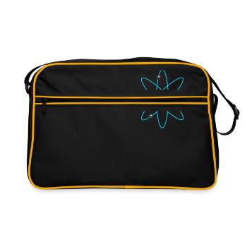 atom - Retro Bag - black/gold - Front